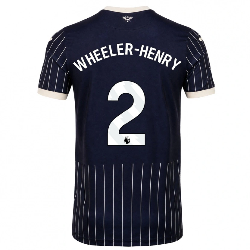Danxen Dámské Joseph Wheeler-Henry #2 Černá Bílá Daleko Hráčské Dresy 2026/27 Dres