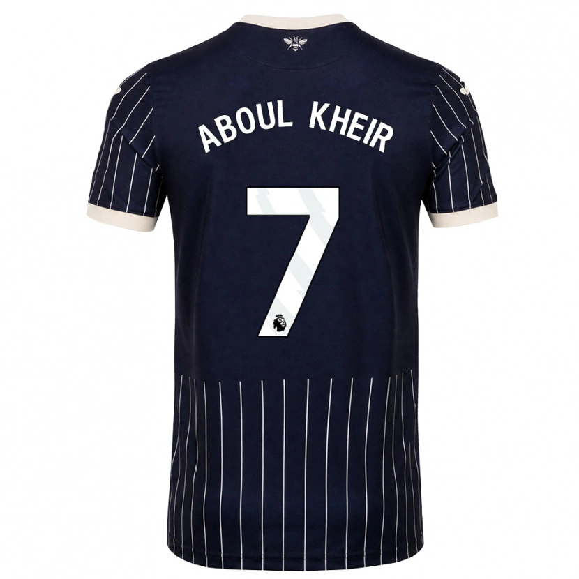 Danxen Dámské Nour Aboul Kheir #7 Černá Bílá Daleko Hráčské Dresy 2026/27 Dres