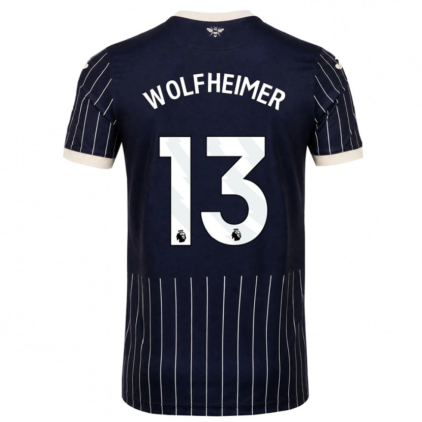 Danxen Dámské Connor Wolfheimer #13 Černá Bílá Daleko Hráčské Dresy 2026/27 Dres