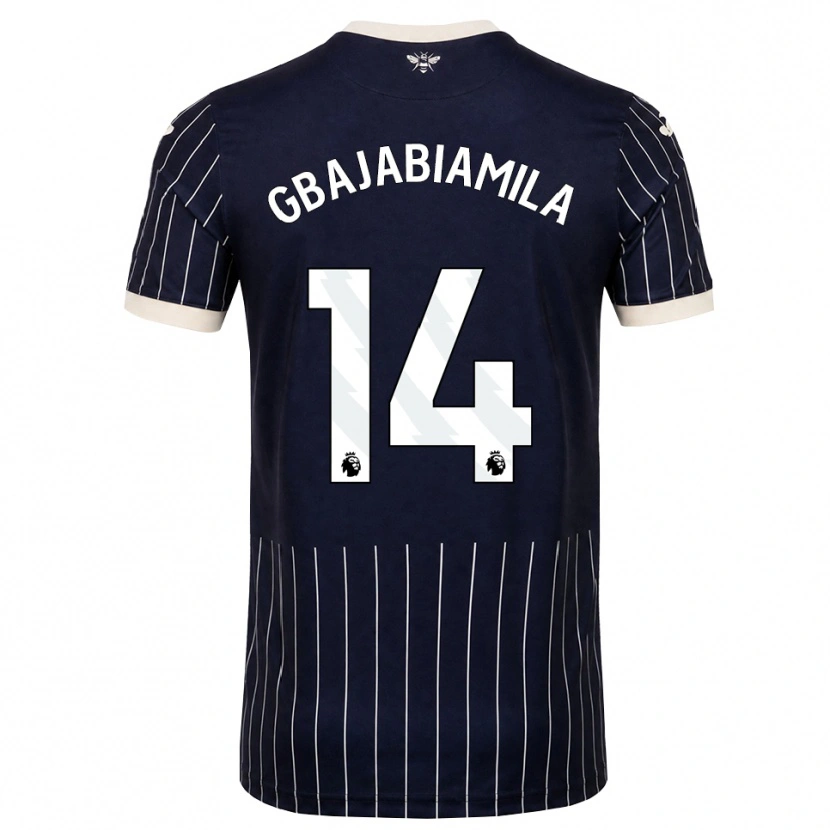 Danxen Dámské Habeebat Gbajabiamila #14 Černá Bílá Daleko Hráčské Dresy 2026/27 Dres