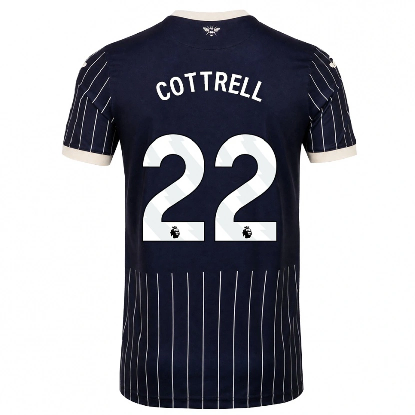 Danxen Dámské Eleonora Cottrell #22 Černá Bílá Daleko Hráčské Dresy 2026/27 Dres