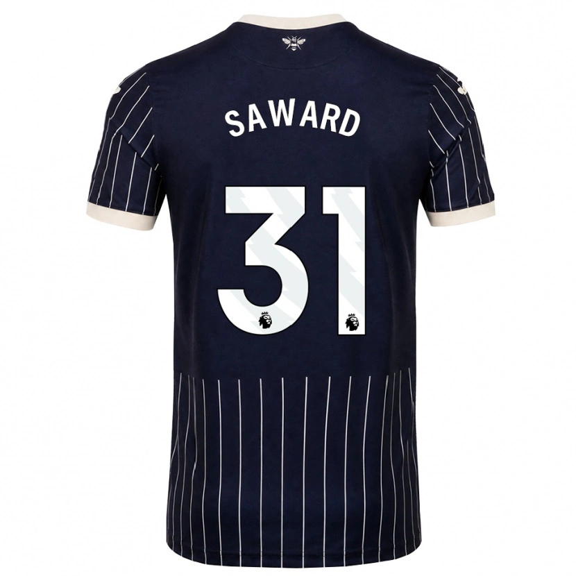 Danxen Dámské Sammie Saward #31 Černá Bílá Daleko Hráčské Dresy 2026/27 Dres