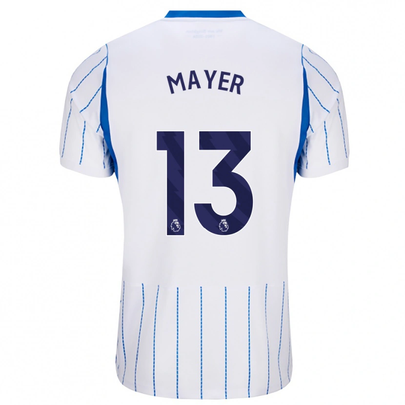 Danxen Dámské Oliver Mayer #13 Modrá Chodníčková Bílá Daleko Hráčské Dresy 2026/27 Dres