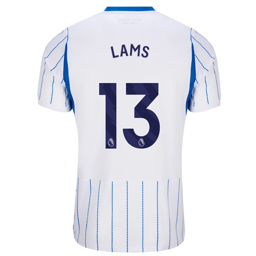 Danxen Dámské George Lams #13 Modrá Chodníčková Bílá Daleko Hráčské Dresy 2026/27 Dres