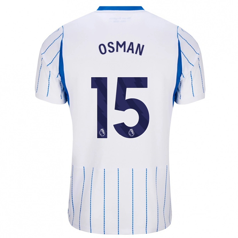 Danxen Dámské Ibrahim Osman #15 Modrá Chodníčková Bílá Daleko Hráčské Dresy 2026/27 Dres