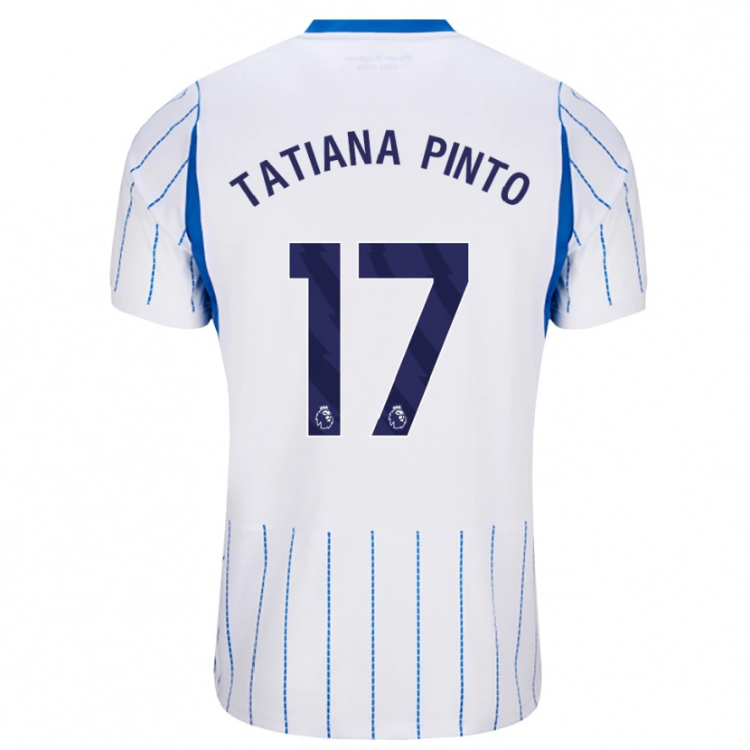 Danxen Dámské Tatiana Vanessa Ferreira Pinto #17 Modrá Chodníčková Bílá Daleko Hráčské Dresy 2026/27 Dres