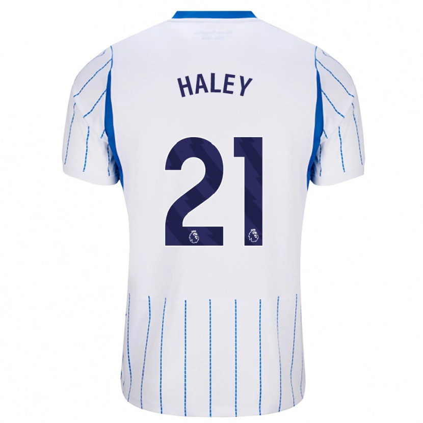 Danxen Dámské Madison Haley #21 Modrá Chodníčková Bílá Daleko Hráčské Dresy 2026/27 Dres