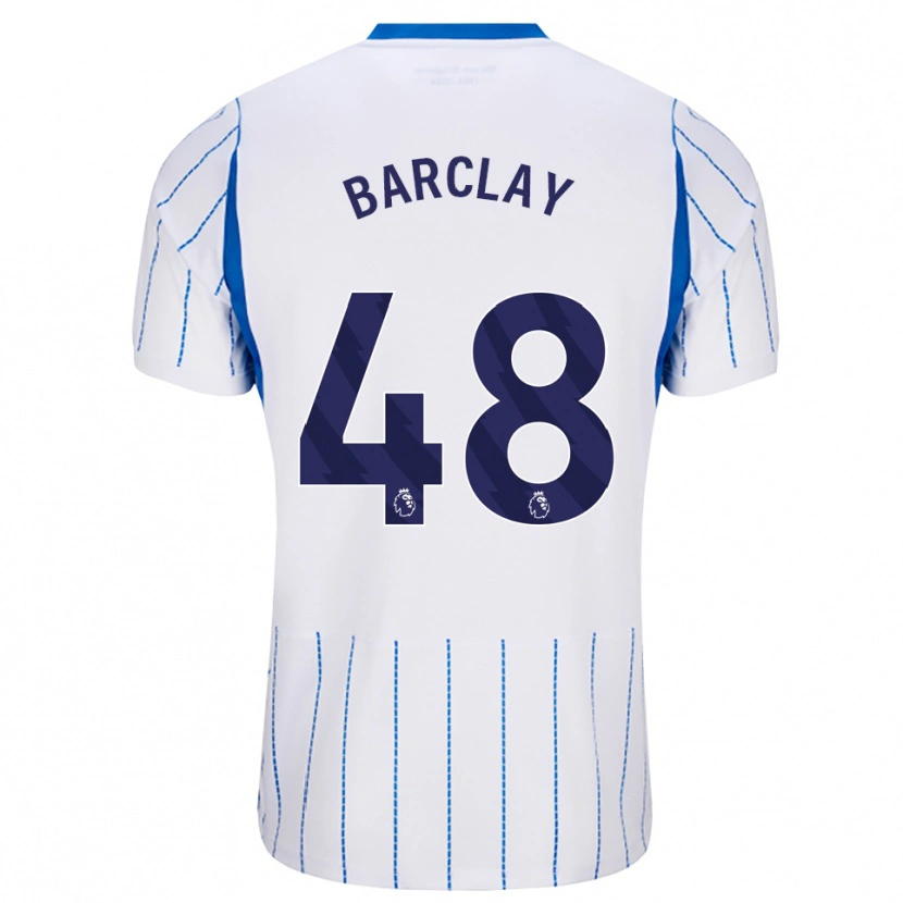 Danxen Dámské Ben Barclay #48 Modrá Chodníčková Bílá Daleko Hráčské Dresy 2026/27 Dres