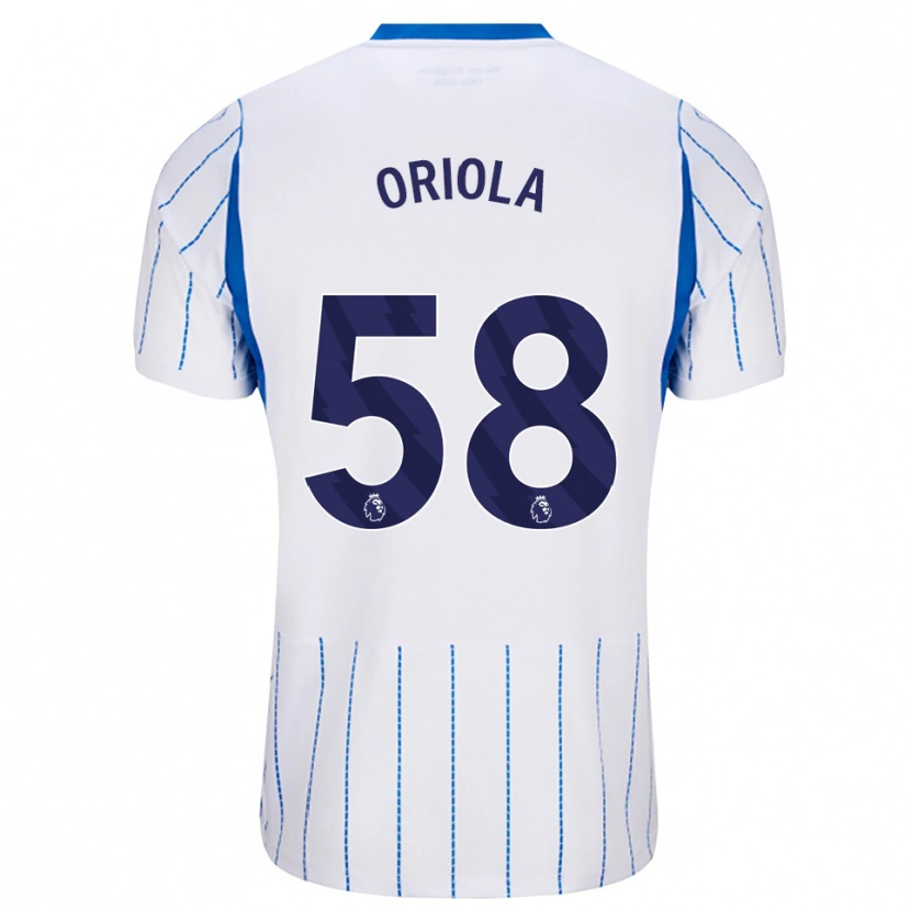 Danxen Dámské Nehemiah Oriola #58 Modrá Chodníčková Bílá Daleko Hráčské Dresy 2026/27 Dres