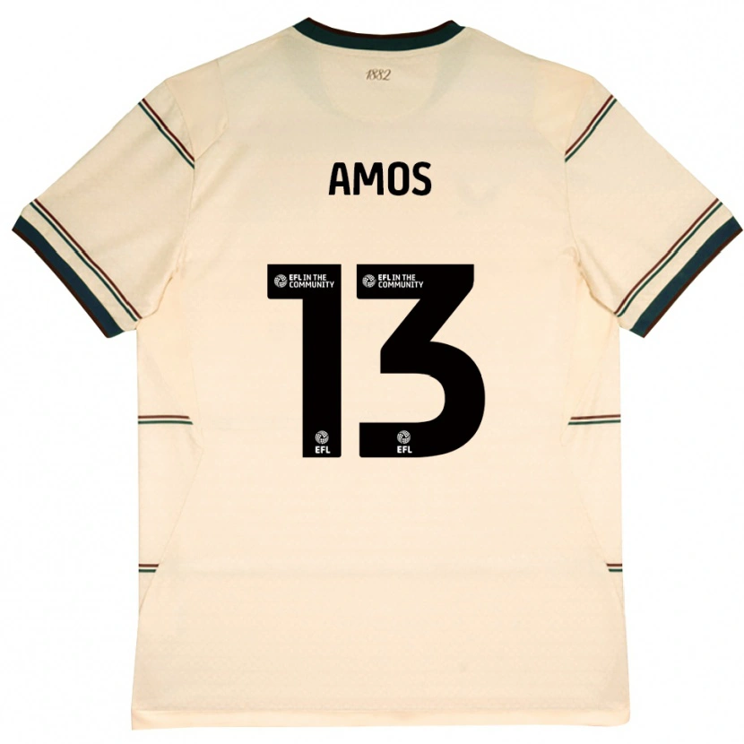 Danxen Dámské Ben Amos #13 Béžová Vínově Červená Daleko Hráčské Dresy 2026/27 Dres