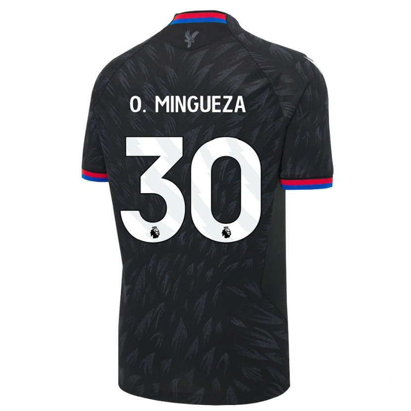Danxen Dámské Óscar Mingueza #30 Černá Modrá Červená Daleko Hráčské Dresy 2026/27 Dres