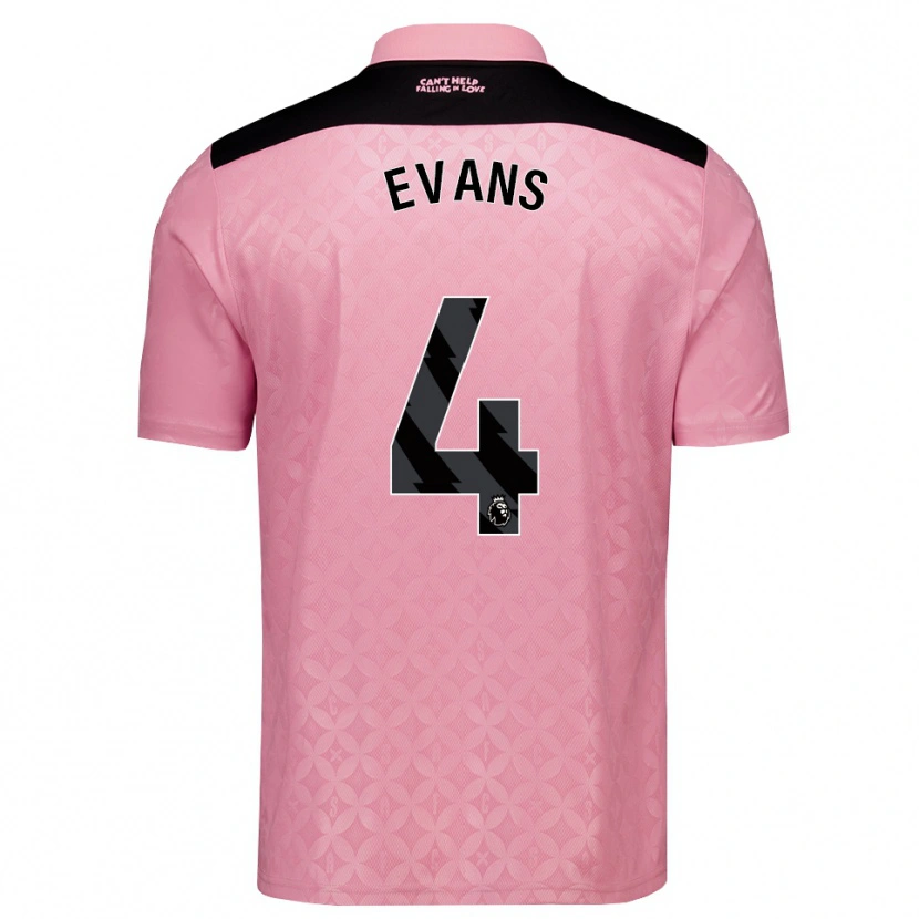Danxen Dámské Corry Evans #4 Světle Růžová Černá Daleko Hráčské Dresy 2026/27 Dres
