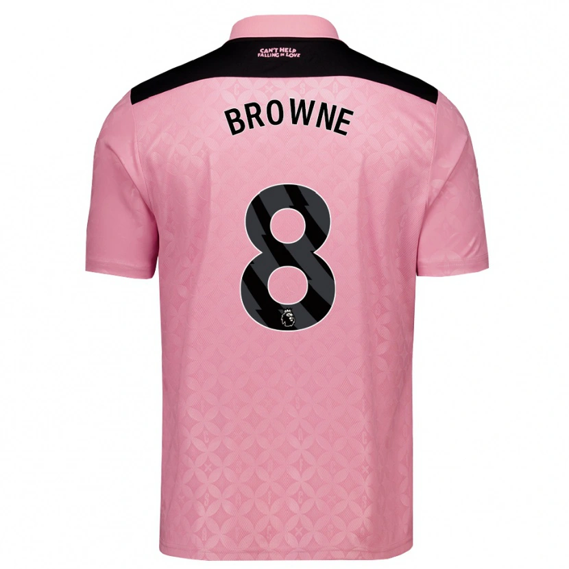 Danxen Dámské Alan Browne #8 Světle Růžová Černá Daleko Hráčské Dresy 2026/27 Dres