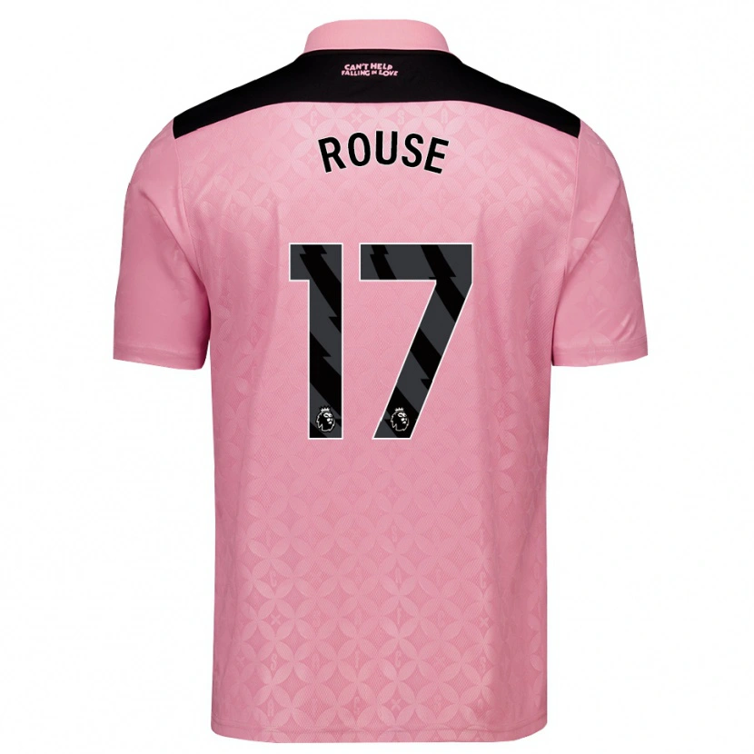 Danxen Dámské Mollie Rouse #17 Světle Růžová Černá Daleko Hráčské Dresy 2026/27 Dres