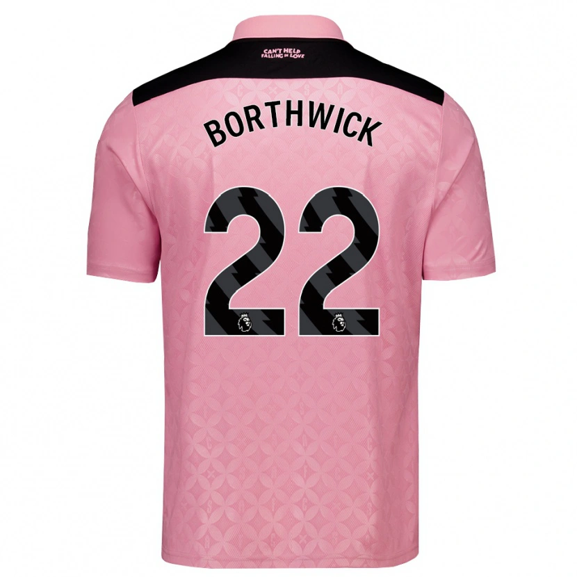 Danxen Dámské Megan Borthwick #22 Světle Růžová Černá Daleko Hráčské Dresy 2026/27 Dres