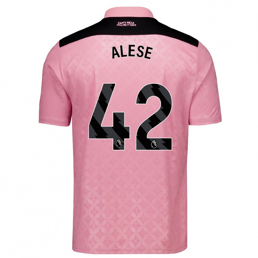 Danxen Dámské Aji Alese #42 Světle Růžová Černá Daleko Hráčské Dresy 2026/27 Dres