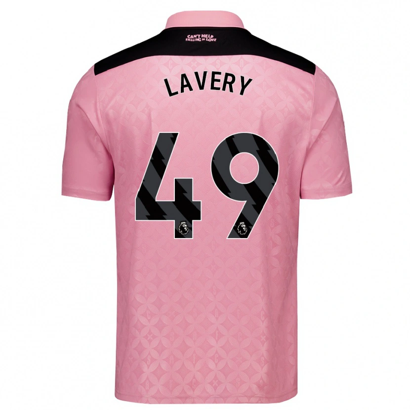 Danxen Dámské Thomas Lavery #49 Světle Růžová Černá Daleko Hráčské Dresy 2026/27 Dres