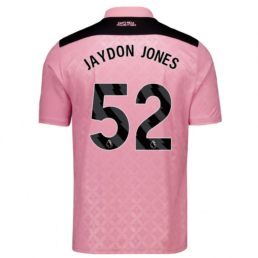 Danxen Dámské Jaydon Jones #52 Světle Růžová Černá Daleko Hráčské Dresy 2026/27 Dres