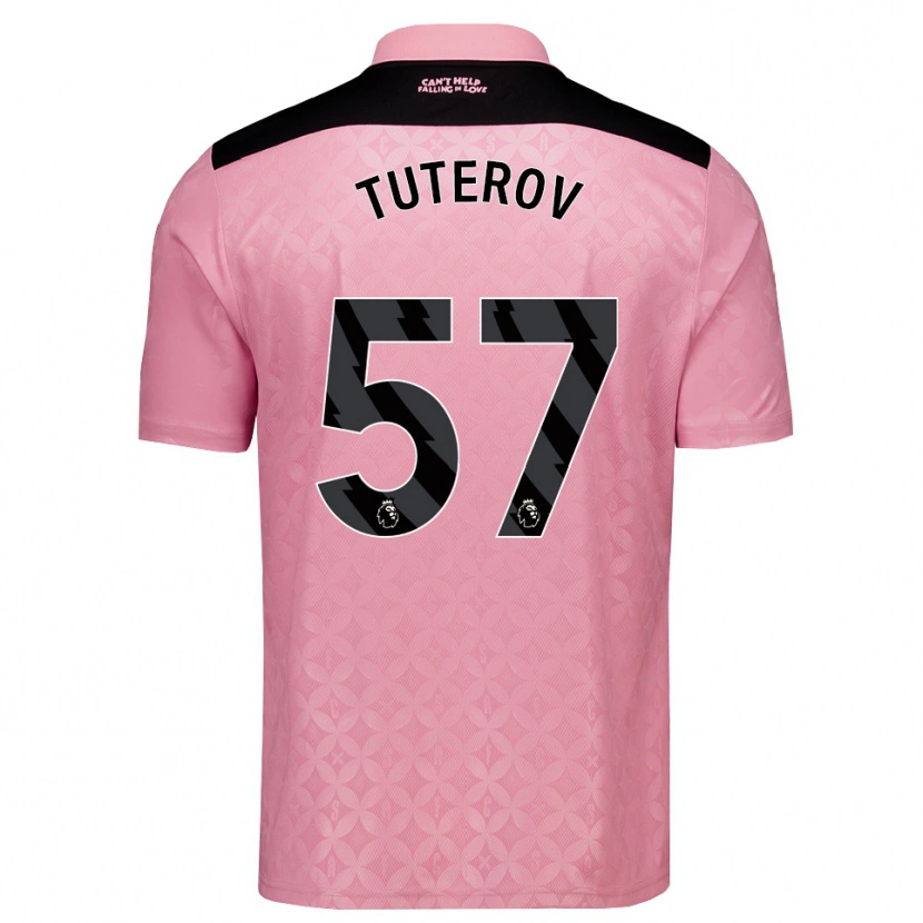 Danxen Dámské Timur Tuterov #57 Světle Růžová Černá Daleko Hráčské Dresy 2026/27 Dres