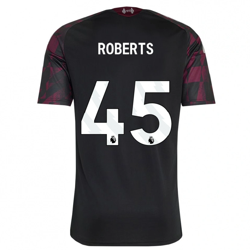 Danxen Dámské Iwan Roberts #45 Černá Bílá Fialová Třetí Hráčské Dresy 2026/27 Dres