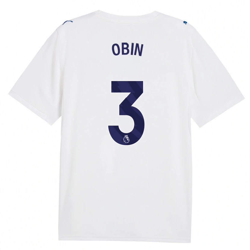 Danxen Dámské Yohann Obin #3 Námořní Bílá Třetí Hráčské Dresy 2026/27 Dres