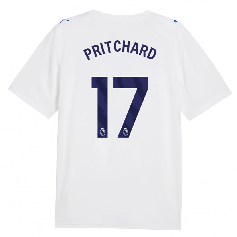 Danxen Dámské Poppy Pritchard #17 Námořní Bílá Třetí Hráčské Dresy 2026/27 Dres