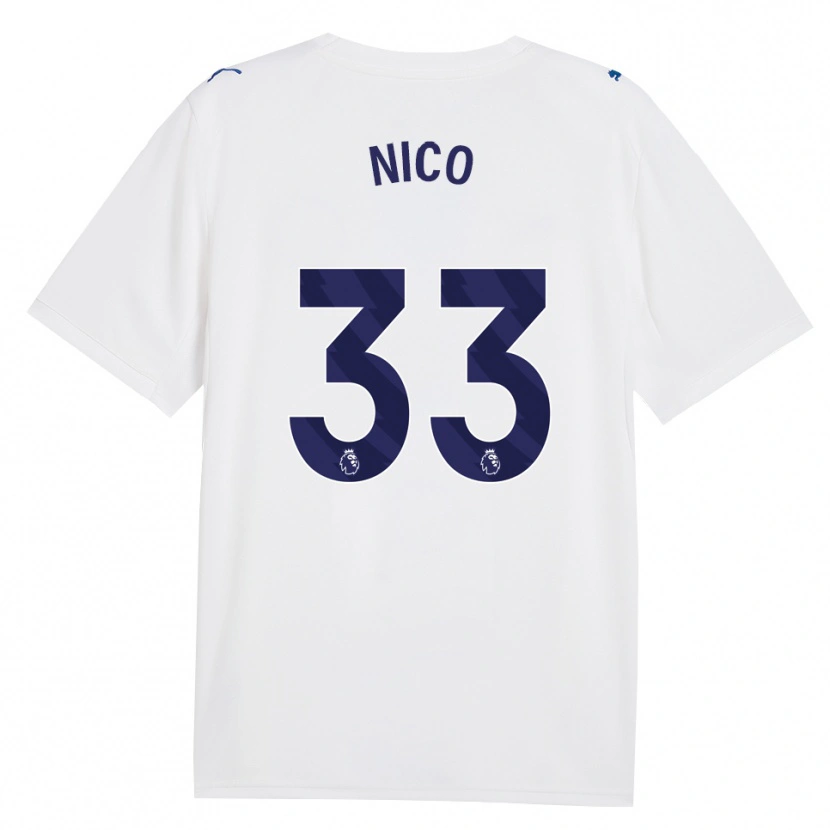 Danxen Dámské Nico O'reilly #33 Námořní Bílá Třetí Hráčské Dresy 2026/27 Dres