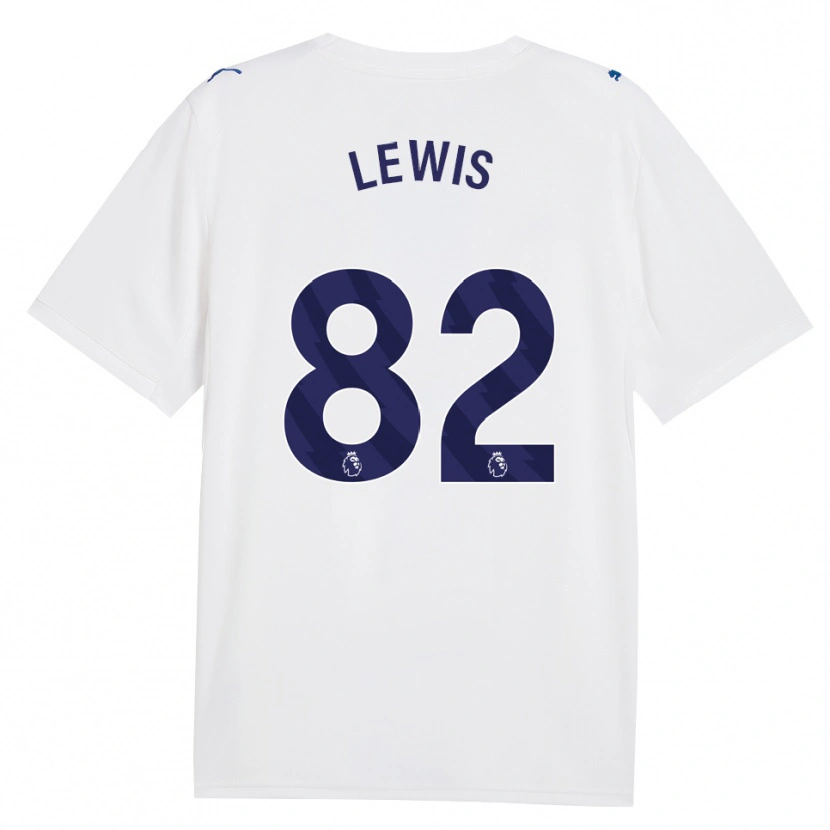 Danxen Dámské Rico Lewis #82 Námořní Bílá Třetí Hráčské Dresy 2026/27 Dres