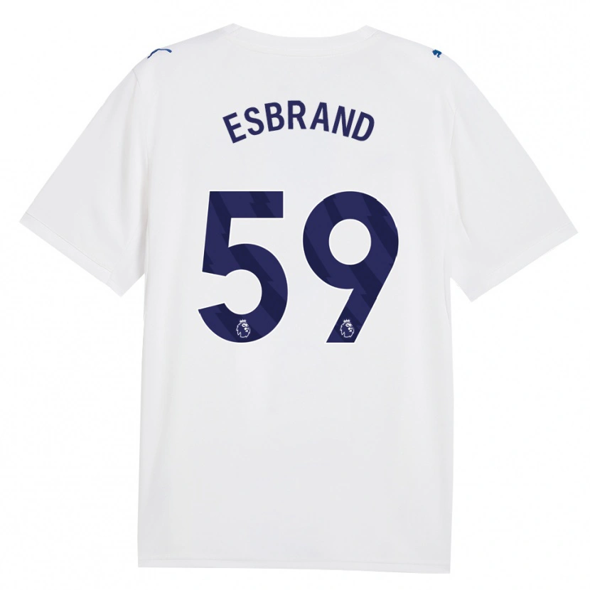 Danxen Dámské Josh Wilson-Esbrand #59 Námořní Bílá Třetí Hráčské Dresy 2026/27 Dres