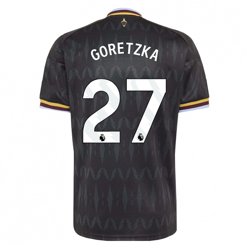 Danxen Dámské Leon Goretzka #27 Modrá Chodníčková Černá Žlutá Daleko Hráčské Dresy 2026/27 Dres