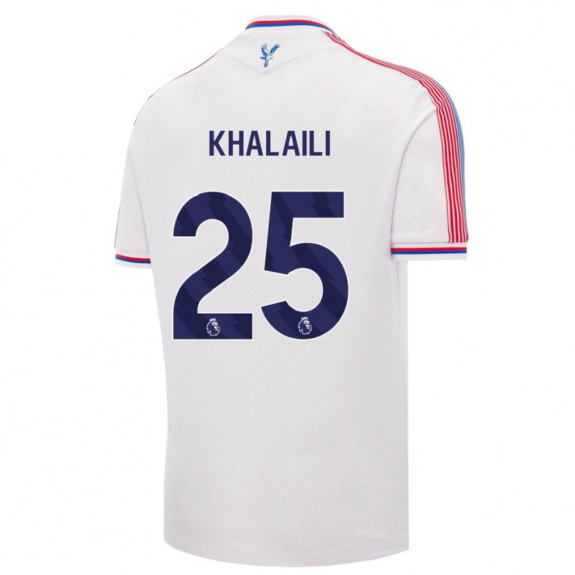 Danxen Dámské Anan Khalaili #25 Bílá Červená Modrá Domů Hráčské Dresy 2026/27 Dres