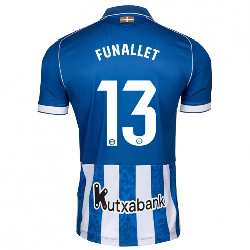Danxen Dětské Pau Funallet #13 Modrá Bílá Černá Domů Hráčské Dresy 2026/27 Dres