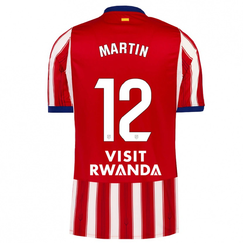 Danxen Dětské Carlos Martín #12 Královská Modř Červená Bílá Domů Hráčské Dresy 2026/27 Dres