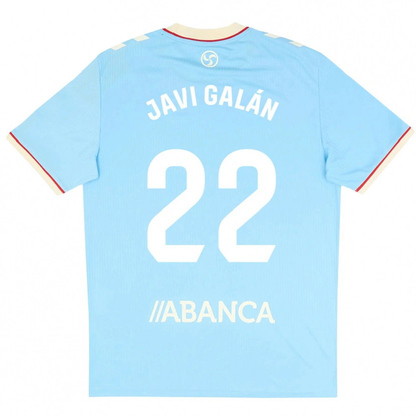 Danxen Dětské Javi Galán #22 Nebesky Modrá Bílá Červená Domů Hráčské Dresy 2026/27 Dres