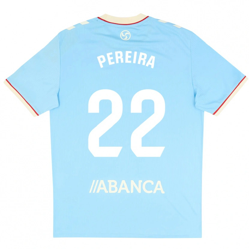 Danxen Dětské Noe Pereira #22 Nebesky Modrá Bílá Červená Domů Hráčské Dresy 2026/27 Dres