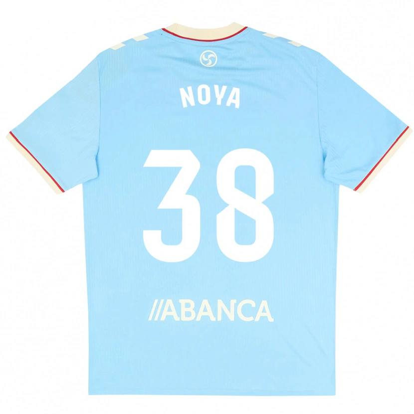 Danxen Dětské Dani Noya #38 Nebesky Modrá Bílá Červená Domů Hráčské Dresy 2026/27 Dres