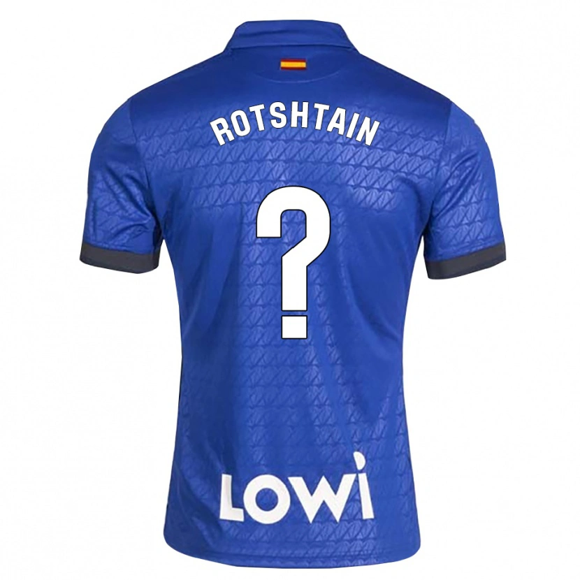 Danxen Dětské Itay Rotshtain #0 Modrá Bílá Černá Domů Hráčské Dresy 2026/27 Dres