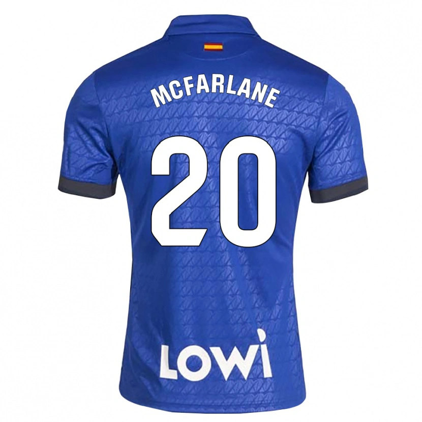 Danxen Dětské Ayden Mcfarlane #20 Modrá Bílá Černá Domů Hráčské Dresy 2026/27 Dres