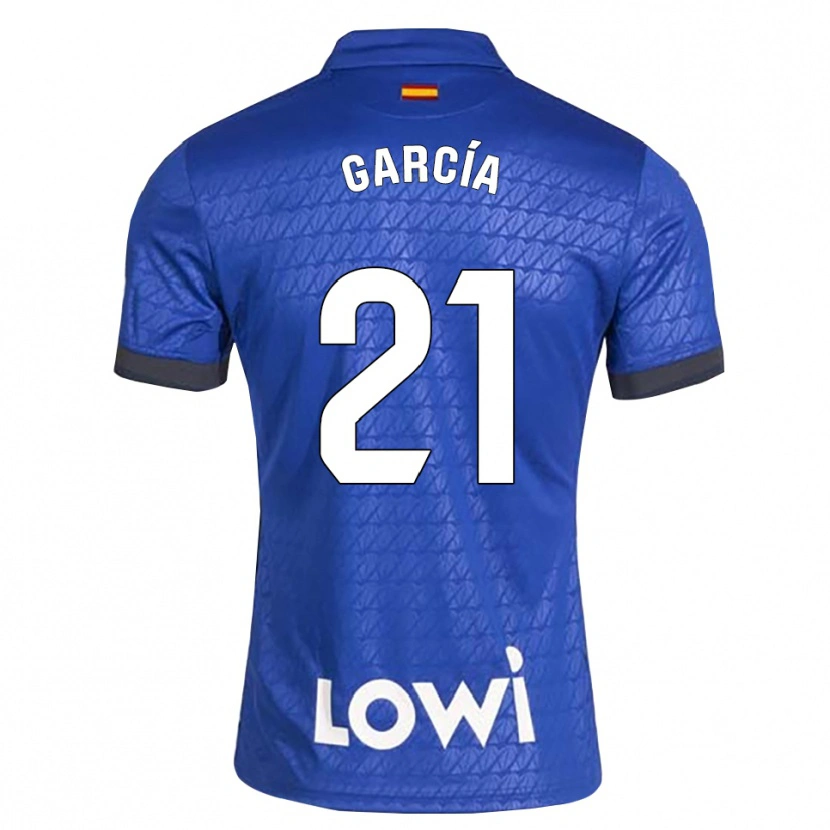 Danxen Dětské Andrés García #21 Modrá Bílá Černá Domů Hráčské Dresy 2026/27 Dres