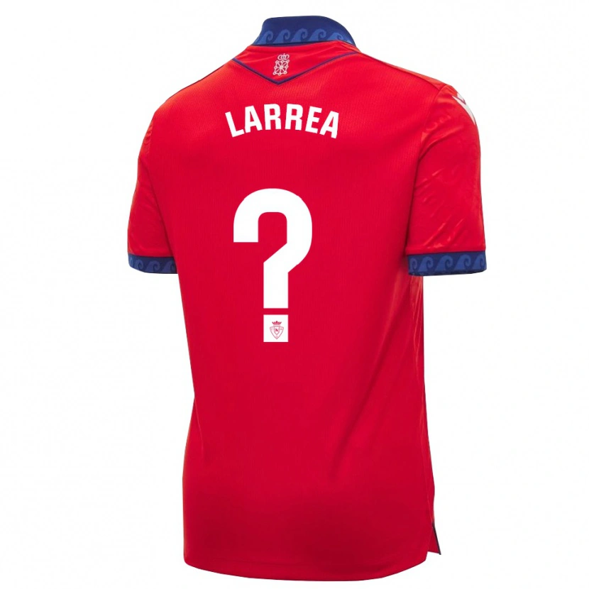 Danxen Dětské Unai Larrea #0 Červená Tmavě Modrá Bílá Domů Hráčské Dresy 2026/27 Dres