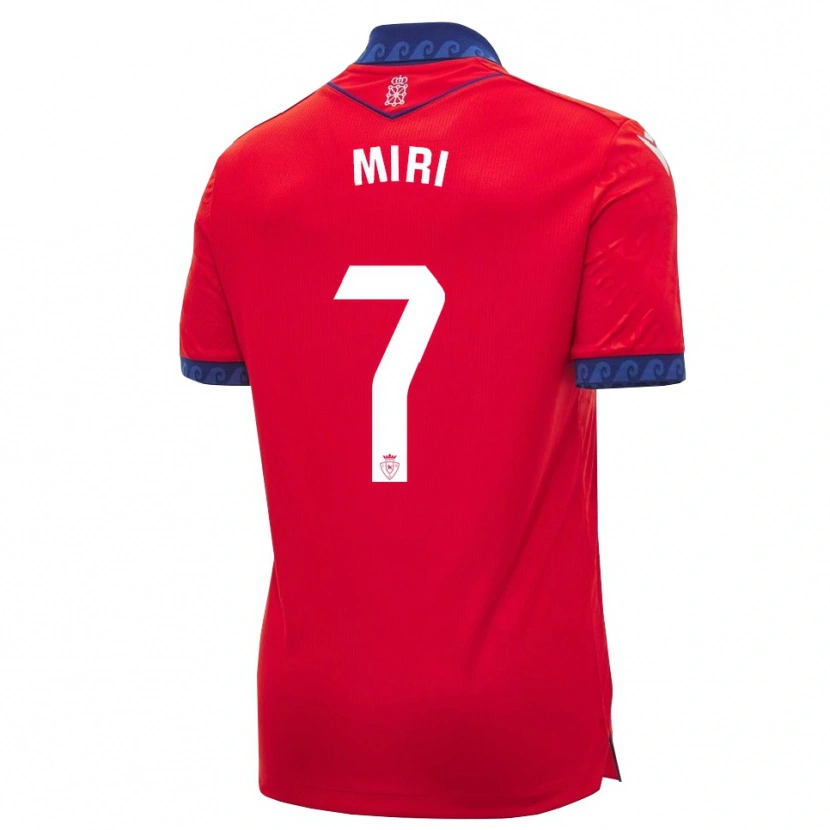 Danxen Dětské Miriam Rivas Pinto #7 Červená Tmavě Modrá Bílá Domů Hráčské Dresy 2026/27 Dres