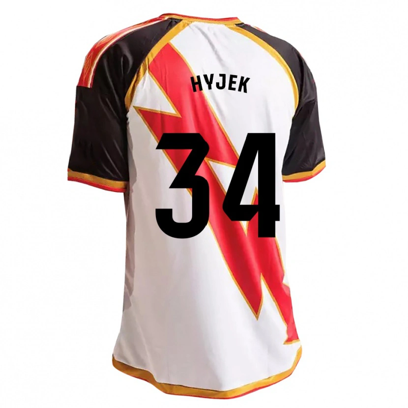 Danxen Dětské David Hyjek #34 Černá Červená Bílá Zlatá Domů Hráčské Dresy 2026/27 Dres