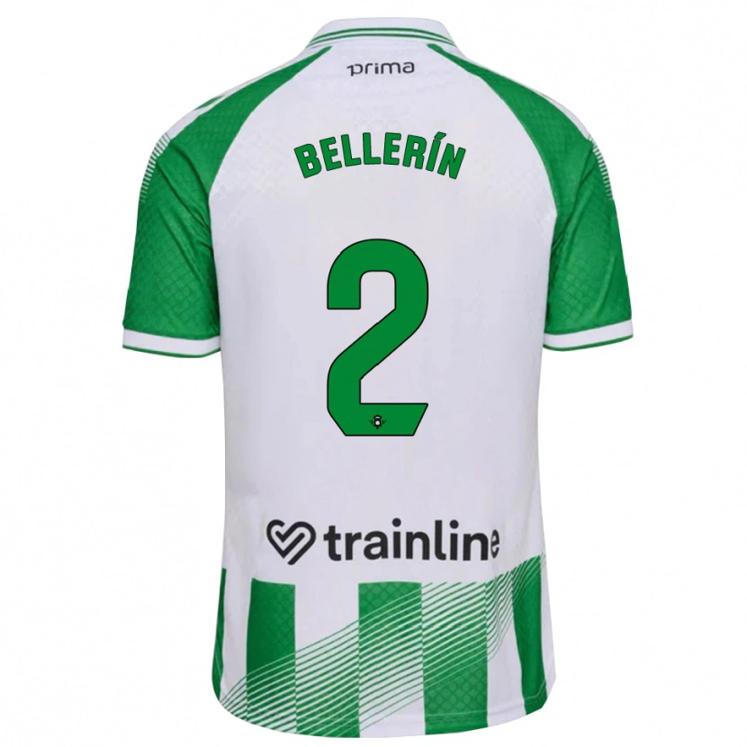 Danxen Dětské Héctor Bellerín #2 Světle Zelená Černá Bílá Domů Hráčské Dresy 2026/27 Dres