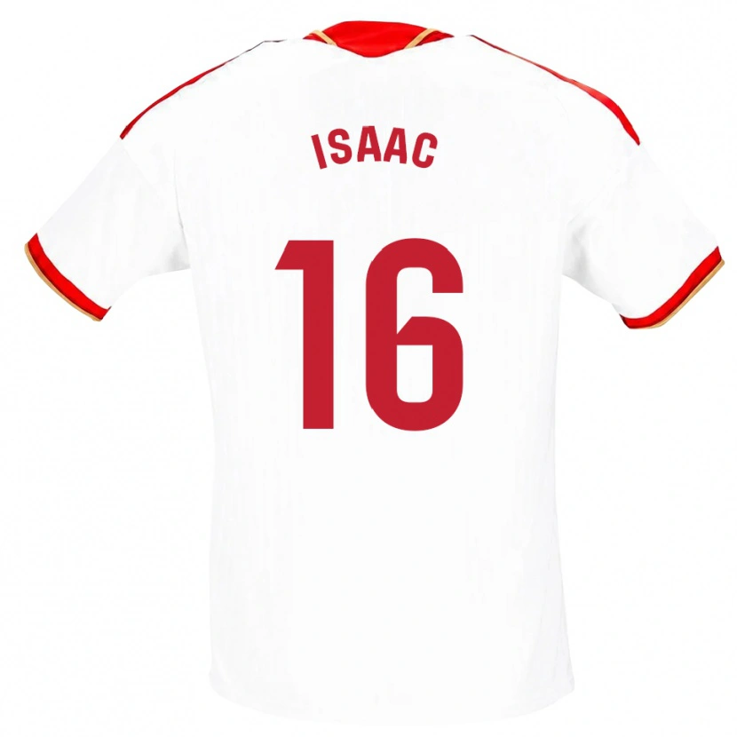 Danxen Dětské Isaac Romero #16 Bílá Červená Domů Hráčské Dresy 2026/27 Dres