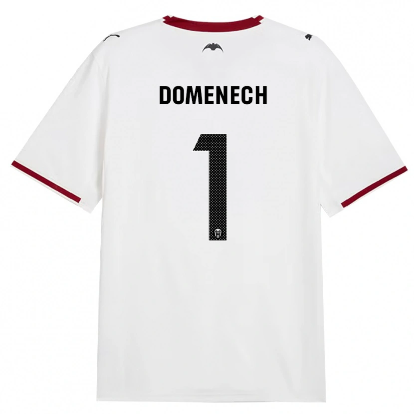 Danxen Dětské Jaume Domenech #1 Černá Bílá Červená Žlutá Domů Hráčské Dresy 2026/27 Dres