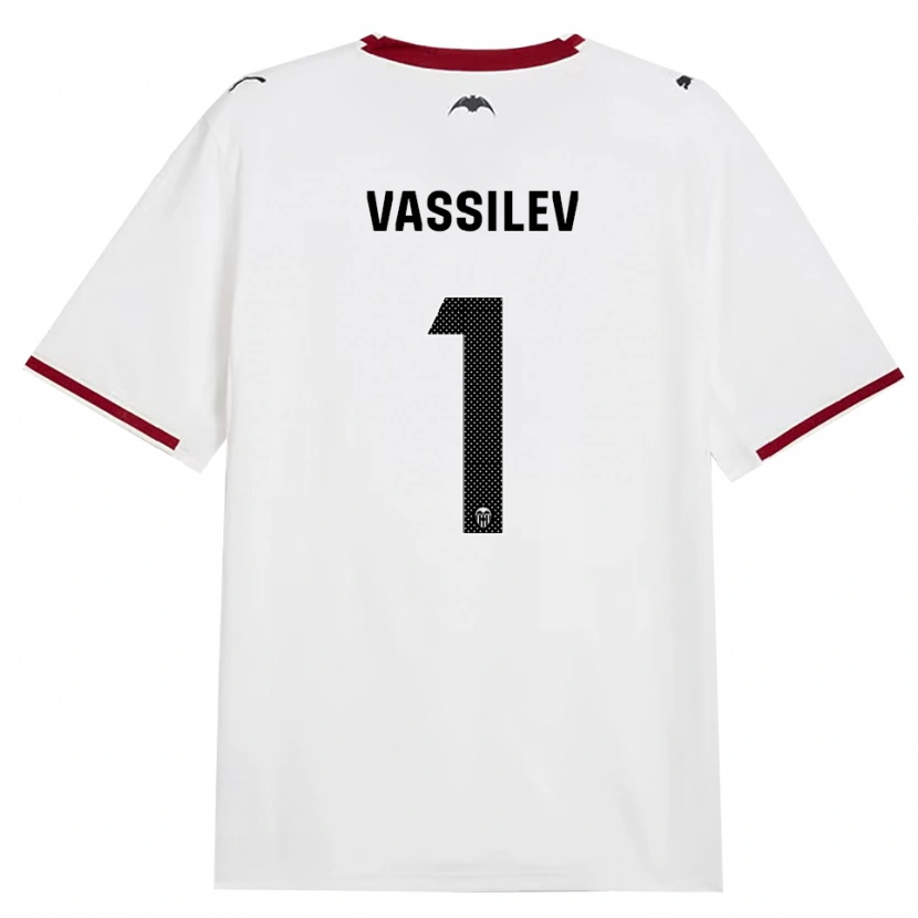 Danxen Dětské David Vassilev #1 Černá Bílá Červená Žlutá Domů Hráčské Dresy 2026/27 Dres