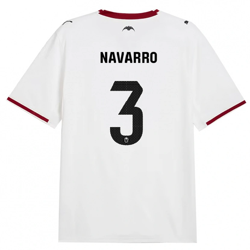 Danxen Dětské Marcos Navarro #3 Černá Bílá Červená Žlutá Domů Hráčské Dresy 2026/27 Dres