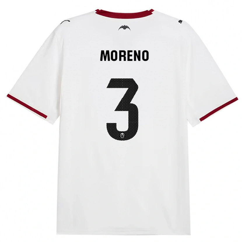 Danxen Dětské Diego Moreno #3 Černá Bílá Červená Žlutá Domů Hráčské Dresy 2026/27 Dres