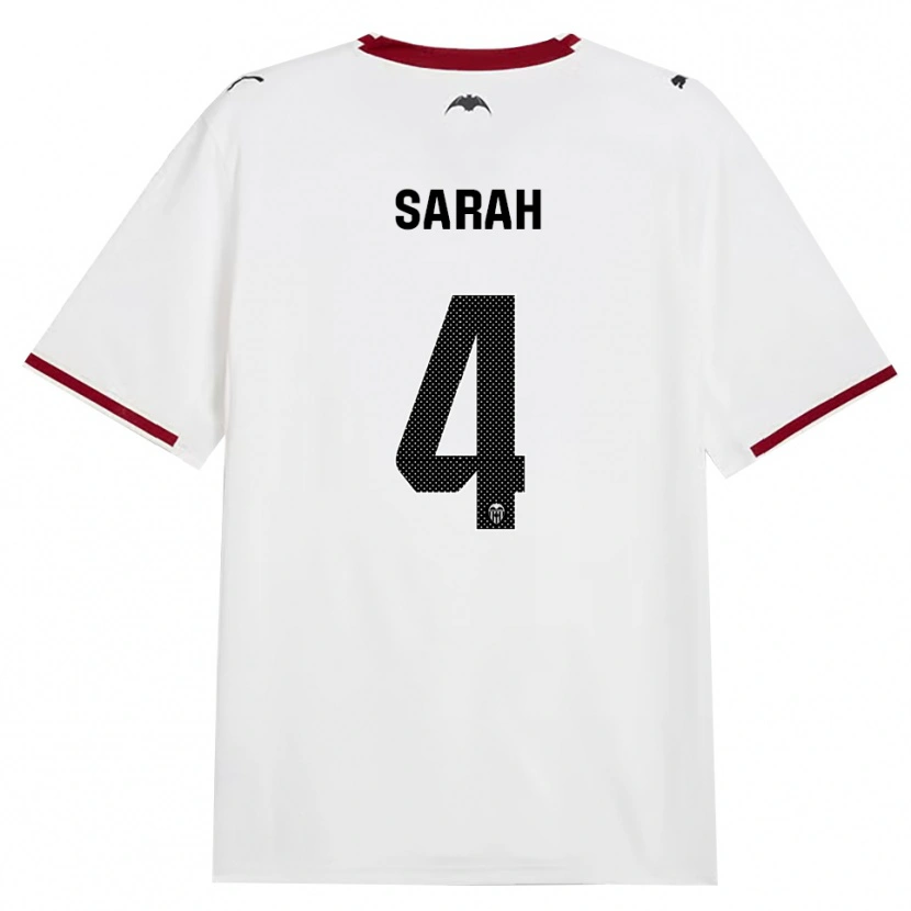 Danxen Dětské Sarah Hagg #4 Černá Bílá Červená Žlutá Domů Hráčské Dresy 2026/27 Dres