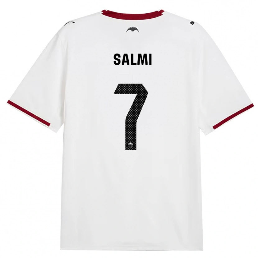 Danxen Dětské Iina Salmi #7 Černá Bílá Červená Žlutá Domů Hráčské Dresy 2026/27 Dres